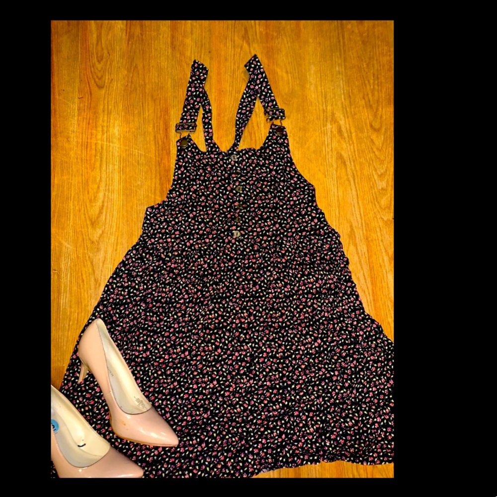 Floral Overall Dress